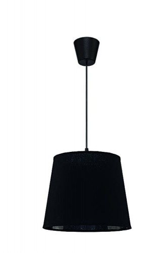 Duolla Żyrandol na drucie SOLO 1xE27/40W/230V czarny