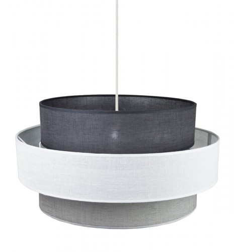 DUOLLA Lampa wisząca Space, biała/szara/antracyt