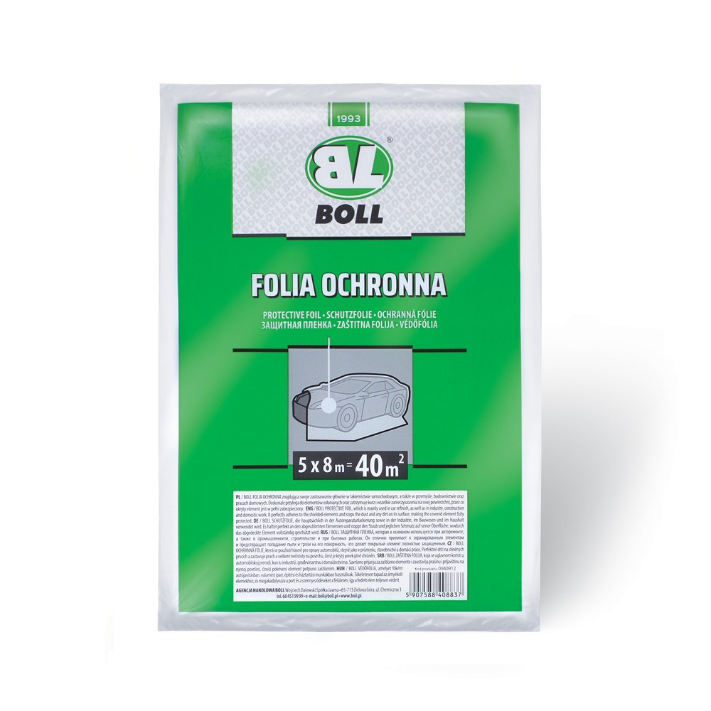 BOLL Folia Ochronna HDPE 5mx8m 0040912 23734