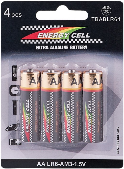 ENERGY CELL Bateria Alkaiczna AA 4szt. 20114