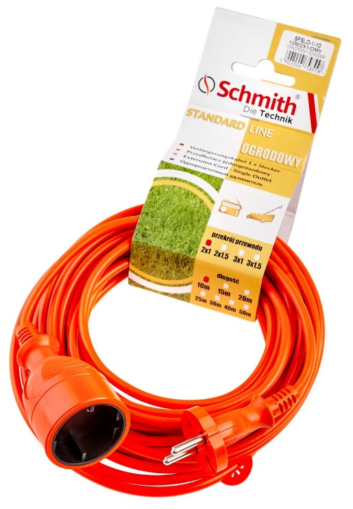 Schmith SCHMITH Przedłużacz 2x1mm Pomarańczowy 20m 22516