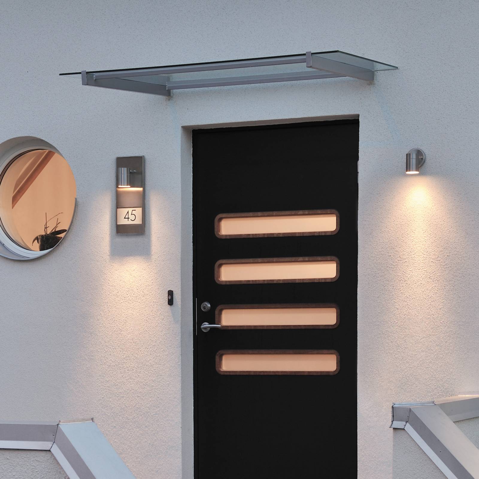 Konstsmide Oświetlenie numeru domu Modena 7655, szary
