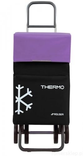 Wózek na zakupy Rolser DOS+2 Termo Fresh Do pchania Negro/Malva