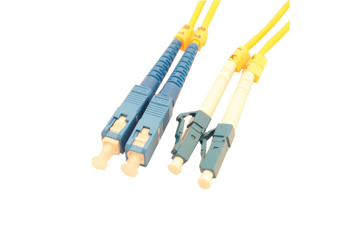 Patchcord Opto LC/UPC-SC/UPC, SM, duplex, 15m