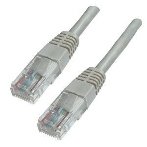 Patchcord UTP kat.5e 0.25m (szary)