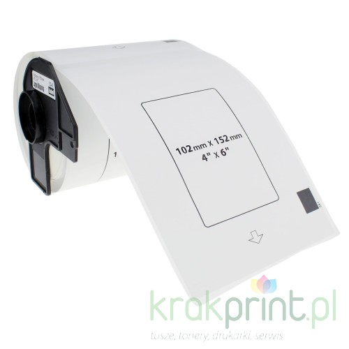 Brother eMPe Etykieta do QL-1050/1060N | 102 x 152 mm | DK11241 MPBRDK11241) MPBRDK11241