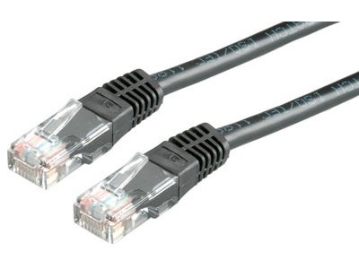 Patchcord UTP kat.5e 1.5m (czarny)