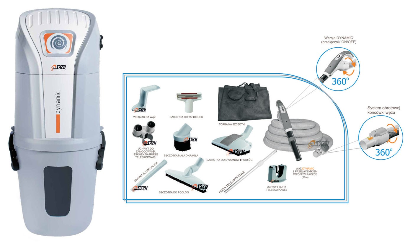 Sach Vac Dynamic 2.4 z zestawem
