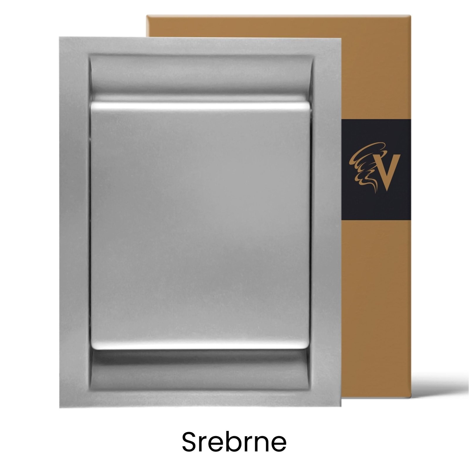 Gniazdo ssące Deco srebrne