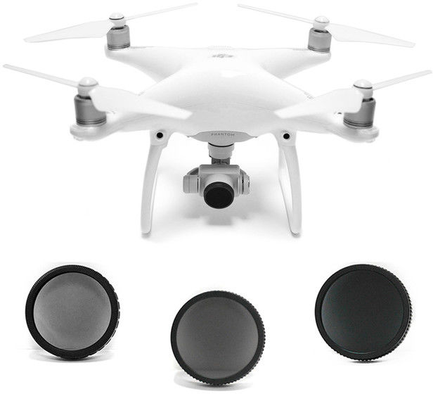 Zestaw 3 filtrów do dronów DJI Phantom 4 i Phantom 3 PRO / ADV