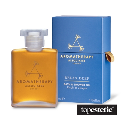 Aromatherapy Associates Relax Deep Bath & Shower Oil Głęboko relaksujący olejek do kąpieli i pod prysznic 55 ml