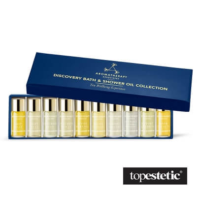 Aromatherapy Associates Miniature Bath & Shower Oils Collection ZESTAW Kolekcja 10 mini-olejków do kąpieli i pod prysznic 10 x 3 ml