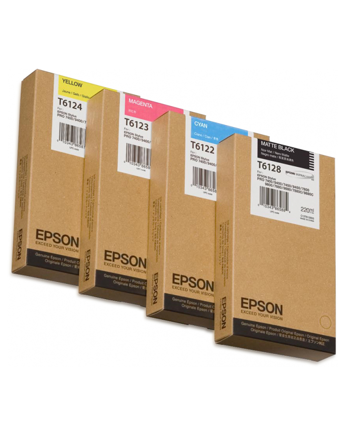 Wkład atramentowy Epson Stylus do 7400/7450/9400/9450 - yellow (220ml)