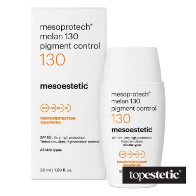 Zdjęcia - Kremy i toniki Mesoestetic Mesoprotech Melan 130 SPF 50+ Fluid koloryzujacy 50 ml