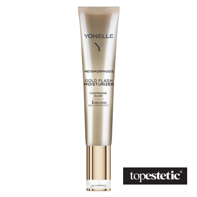 Yonelle Metamorphosis Gold Flash Moisturizer Champagne Glow 25 ml Rozświetlający nawilżacz ze złotymi drobinkami LETNIA WYPRZEDAŻ DO 80%