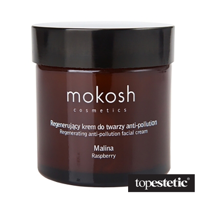 Mokosh REGENERATING ANTI-POLLUTION FACIAL CREAM - RASPBERRY - Regenerujący krem do twarzy - Malina - 60 ml MOKKT6ML