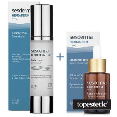 Sesderma Sesderma Hidraderm Hyal + Hidraderm Hyal Liposomal Serum ZESTAW Krem do twarzy 50 ml + Serum 30 ml