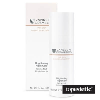 Janssen Cosmetics Cosmetics Brightening Night Care Aktywny krem anti-aging rozjaśniający przebarwienia na noc 50 ml