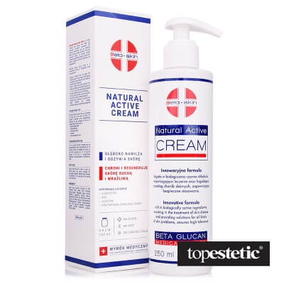 Zdjęcia - Kremy i toniki Beta Skin Natural Active Cream Krem łagodzący przebieg chorób skórnych 250