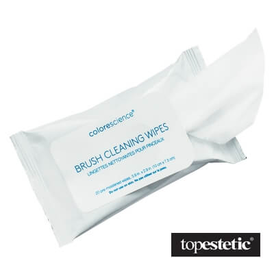 Colorescience Colorescience Brush Cleaning Wipes Chusteczki oczyszczające do pędzli 1 op. (20 szt.)