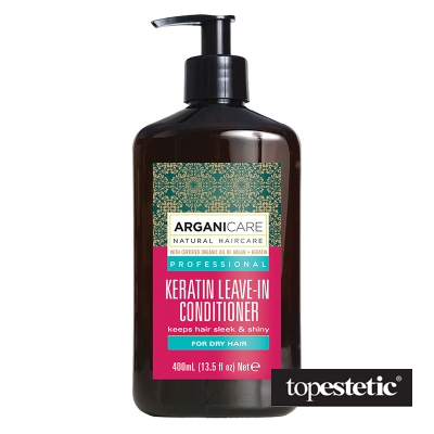 Arganicare Arganicare Keratin Leave In Conditioner Dry Hair Odżywka bez spłukiwania do suchych włosów 400 ml
