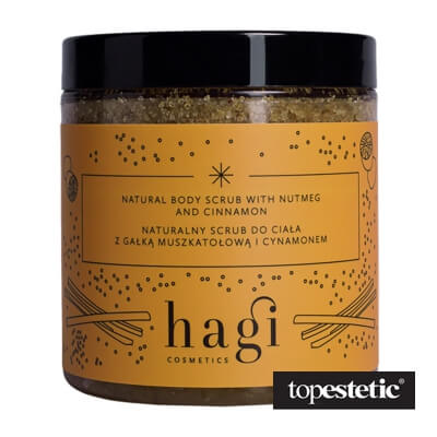 Hagi NATURALNY SCRUB Z CYNAMONEM I GAŁKĄ MUSZKATOŁOWĄ