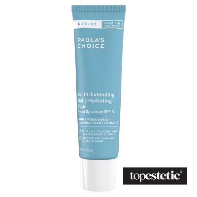 Paulas Choice Resist Youth Extending Daily Hydrating Fluid SPF 50 Fluid nawilżający do skóry tłustej i mieszanej 60 ml