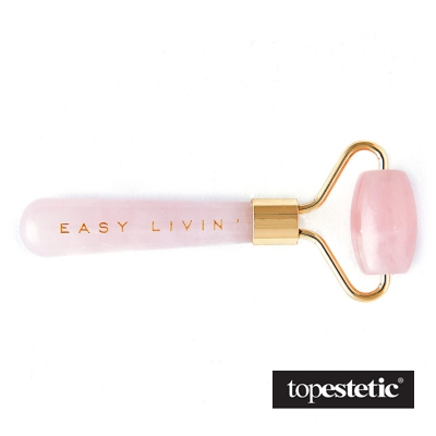 Easy Livin Easy Livin Mini Roller z Różowego Kwarcu Wałeczek do masażu i liftingu twarzy w wersji mini