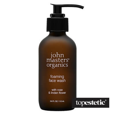 John Masters Organics Foaming Face Wash - Rose & Linden Flower Żel do mycia twarzy z różą i kwiatem lipy 112 ml