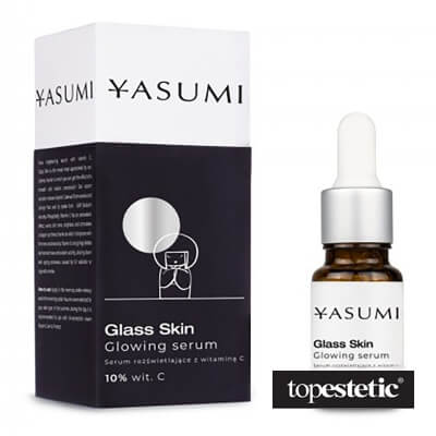 Yasumi Yasumi Glass Skin Glowing Serum Serum rozświetlające do twarzy z witaminą C (10%) 10 ml