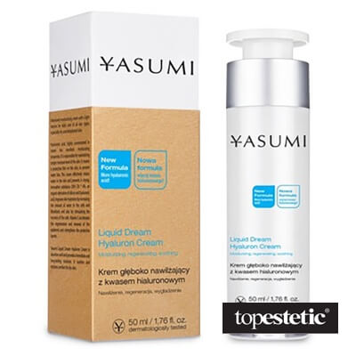 Yasumi Liquid Dream Hyaluron Cream New Głęboko nawilżający krem do twarzy z kwasem hialuronowym