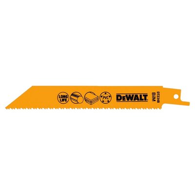 DeWalt Brzeszczoty do pilarek szablowych 152mm DT2348-QZ
