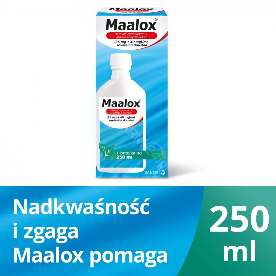 Rhone-Poulenc Maalox zawiesina 250 ml