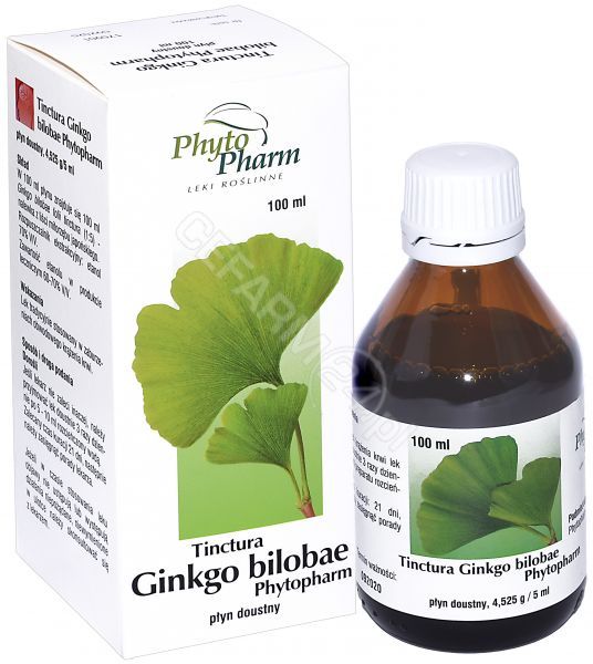 PHYTOPHARM KLEKA S.A. PHYTOPHARM KLEKA S.A Tinctura ginkgo bilobae 100 ml Phytopharm