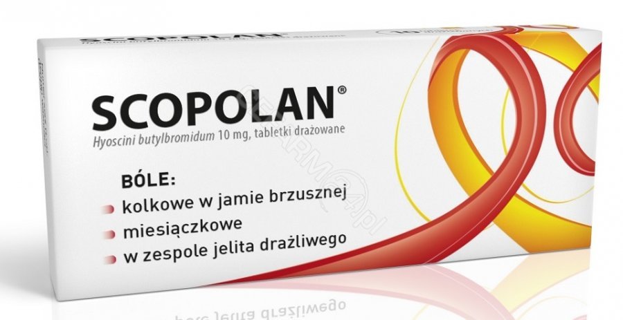 Herbapol WROCŁAW Scopolan 10 mg x 10 tabl drażowanych | DARMOWA DOSTAWA OD 199 PLN!