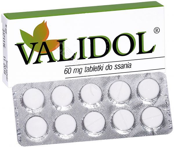 FARMAK Validol 60 mg x 10 tabl sprzedajemy wyłącznie do odbioru osobistego