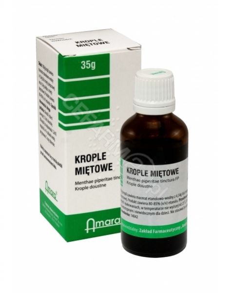 Amara Krople miętowe 35 g