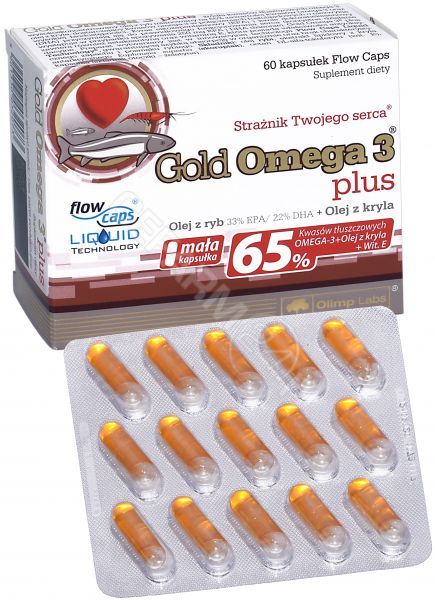 Olimp LABS gold omega-3 plus x 60 kaps