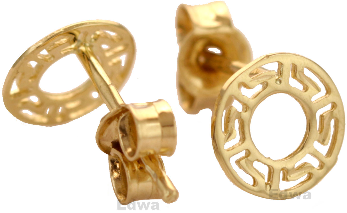 Kolczyki złote kółka pr.585