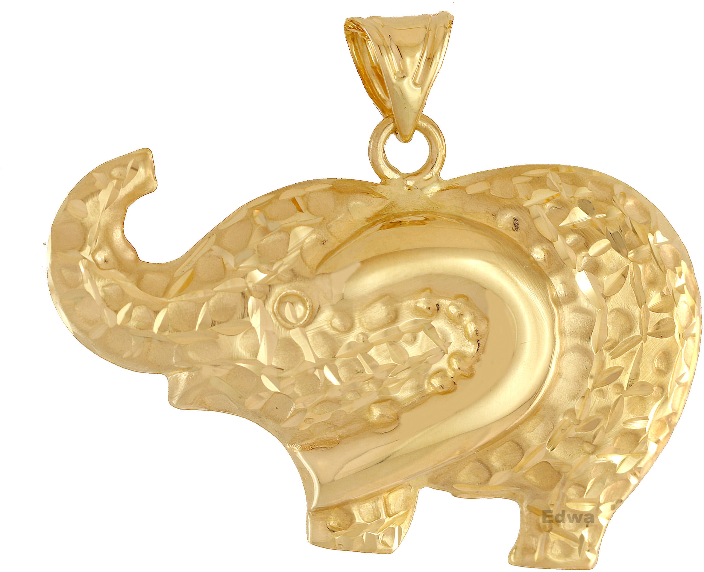 Zawieszka złota słoń pr.585