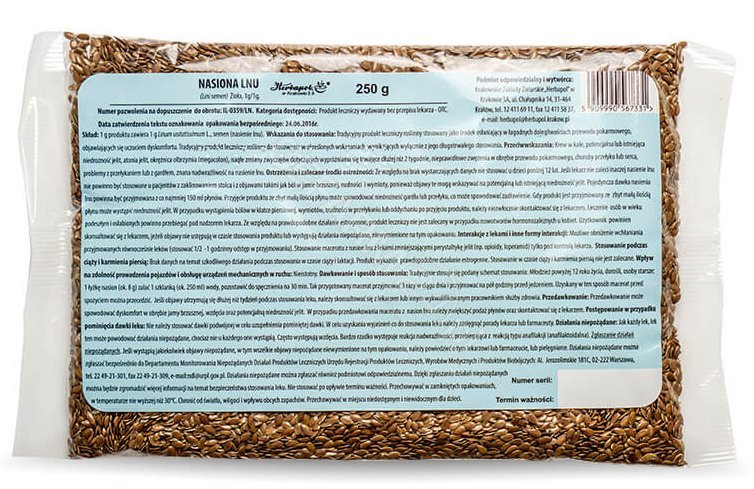 Herbapol KRAKÓW Nasiona lnu 250 g Kraków |  OD 199 PLN!
