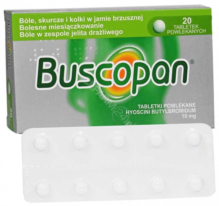 BOEHRINGER INGELHEIM Buscopan 10 mg x 20 tabl powlekanych