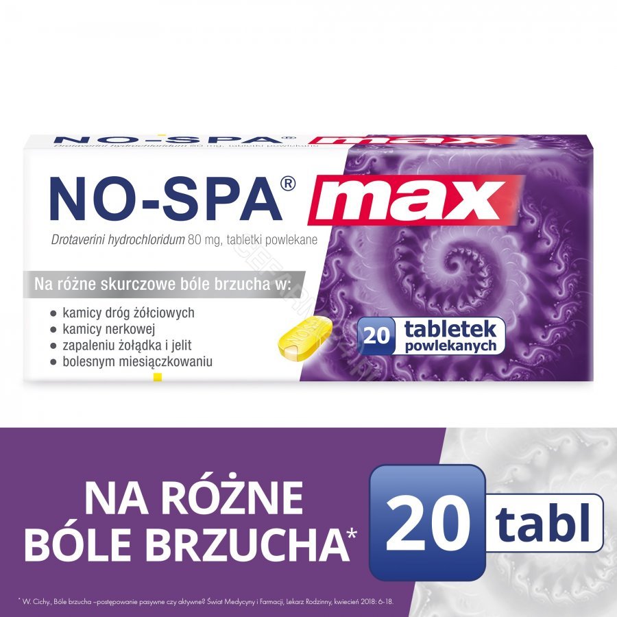 Sanofi Aventis NO-SPA Max 80 mg 20 tabl