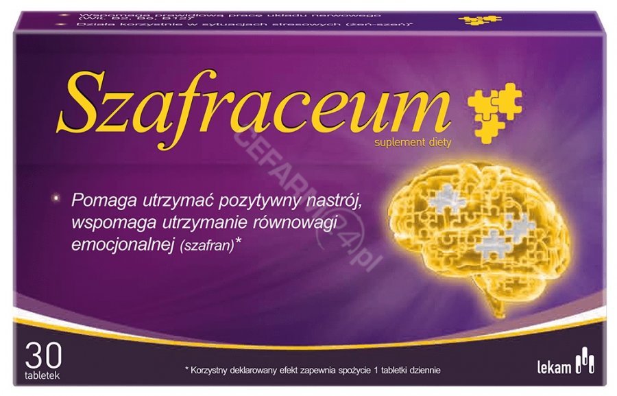 PRZEDSIĘBIORSTWO FARMACEUTYCZNE LEK-AM SP. Szafraceum 30 Tabletek