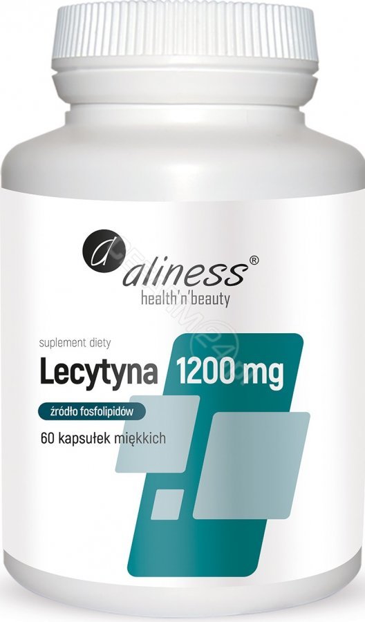 Aliness Lecytyna 1200 mg (60 kaps) Aliness ali-143