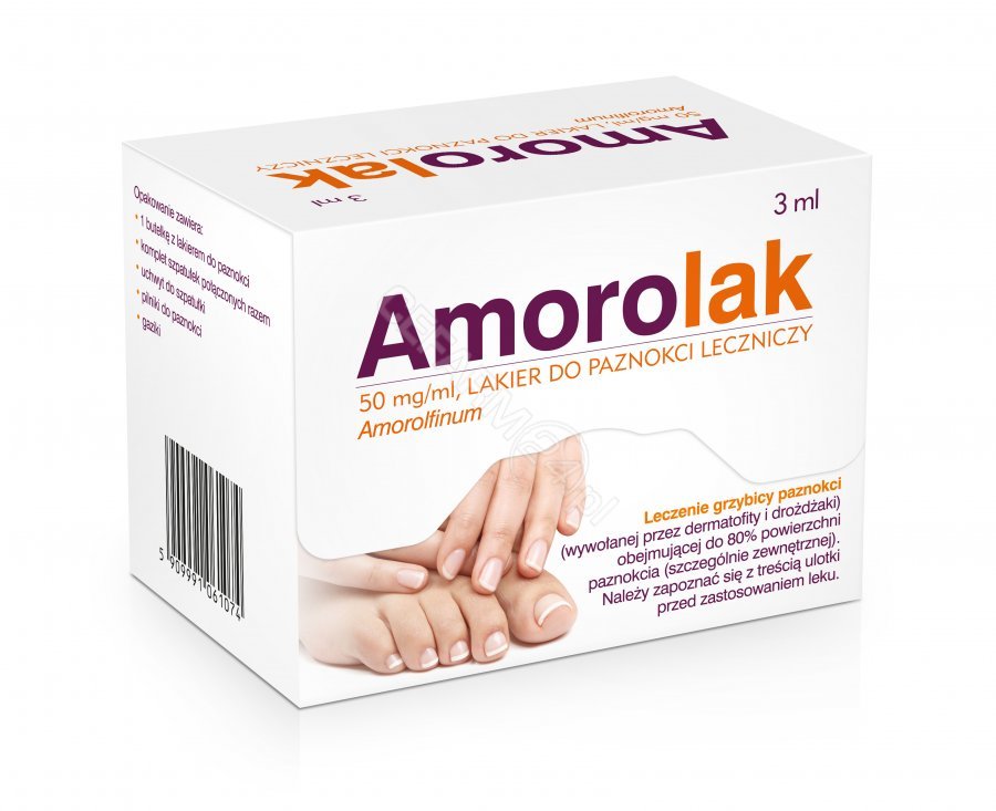 Sun-Farm Amorolak 50 mg/ml lakier do paznokci 3 ml