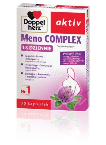 Queisser Pharma Doppel herz aktiv Meno COMPLEX x 30 kaps