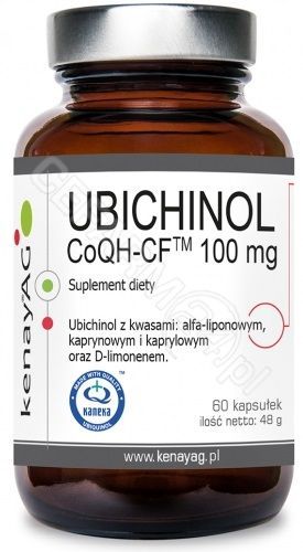 Zdjęcia - Witaminy i składniki mineralne Ubichinol CoQH-CF 100 mg/60 kaps. (Kenay)