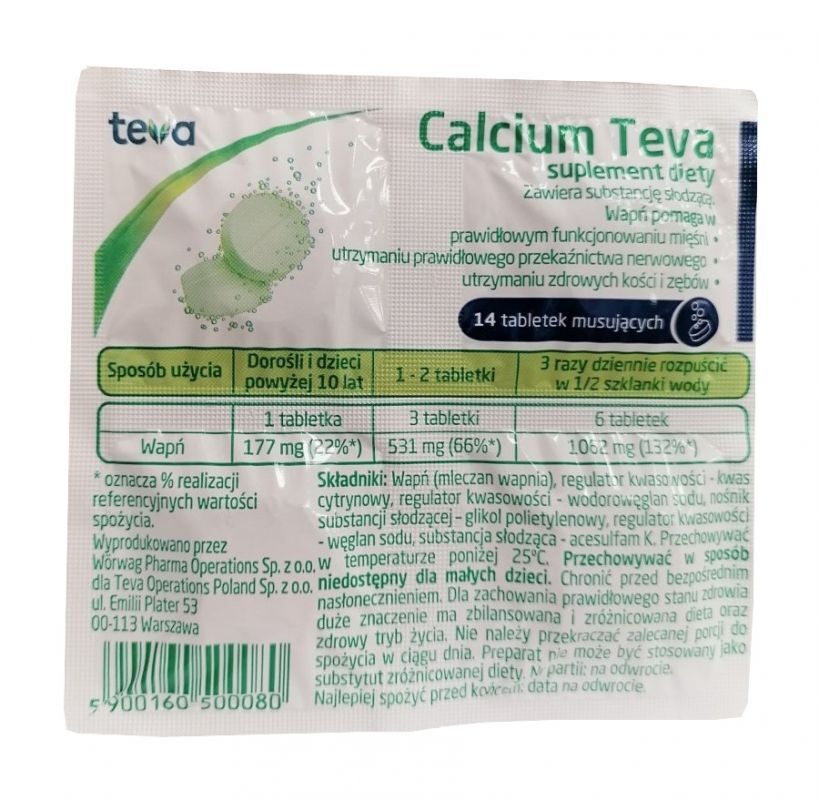 Pliva Calcium 12 szt.