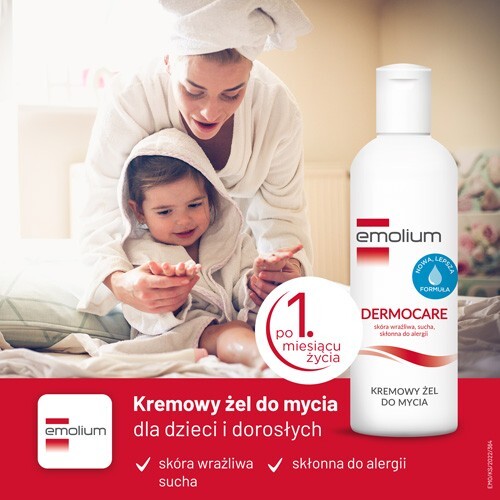 Emolium kremowy żel do mycia 200ml